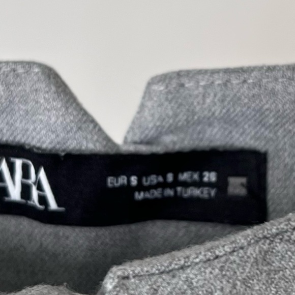 Zara high waisted pants trousers - pearl grey - Picture 7 of 8